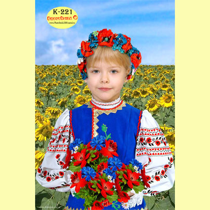шаблон для фотошоп славянский костюм